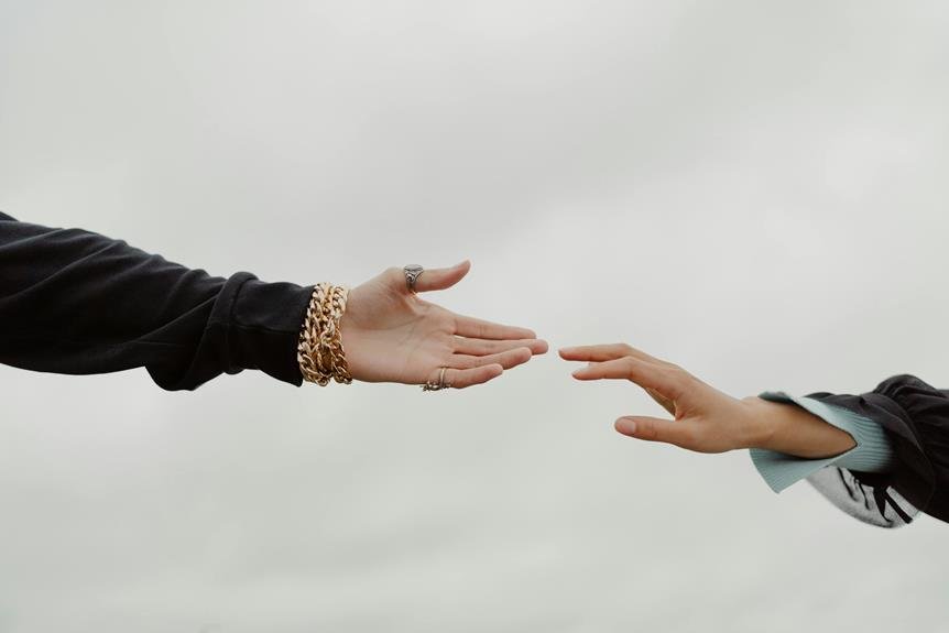 reach out for help